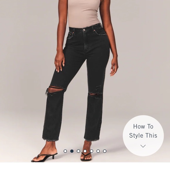 Abercrombie & Fitch Denim - • abercrombie • curve love ultra high rise